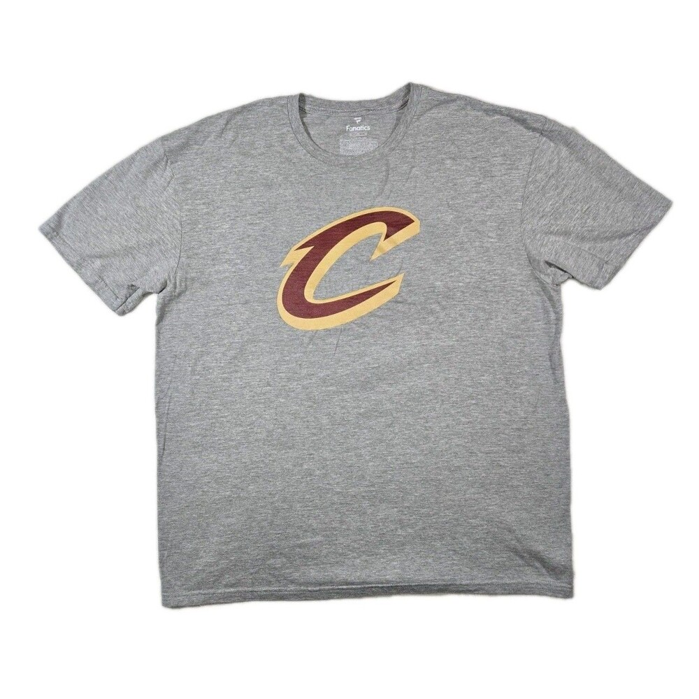 Cleveland Cavaliers Short Sleeve T Shirt Gray Mens XL